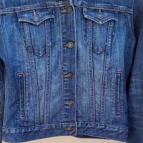 Old Navy Classic Indigo Denim Jacket - Picture 5 of 7